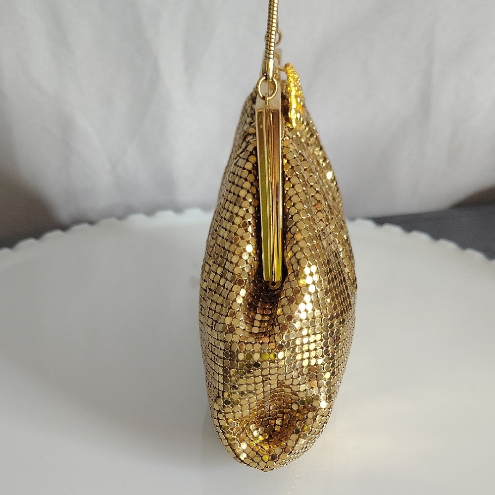 Whiting & Davis Gold Mesh Bag - Picture 3 of 10